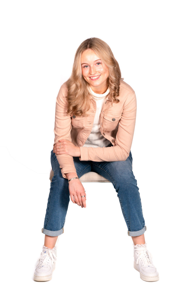 Ladies Fuller Bust Denim Jacket Pink